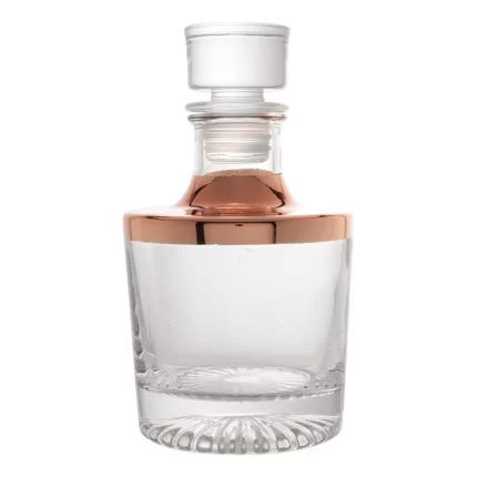 GARRAFA CRISTAL DE CHUMBO C/BORDA ROSE 700ML